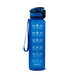 1-Liter-Tritan-Wasserflasche mit Time-Marker-Bounce-Abdeckung