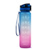1-Liter-Tritan-Wasserflasche mit Time-Marker-Bounce-Abdeckung