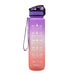1-Liter-Tritan-Wasserflasche mit Time-Marker-Bounce-Abdeckung