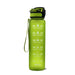 1-Liter-Tritan-Wasserflasche mit Time-Marker-Bounce-Abdeckung