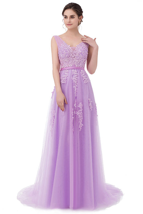 Robe De Soiree SSYFashion-Vestidos De Noche largos con espalda descubierta para novia, vestido Formal elegante para banquete, encaje verde con cuello en V