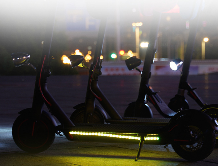 Linterna de tira LED, lámpara de barra RGB, Scooter Eléctrico, monopatín, luz de seguridad nocturna, Lámpara decorativa