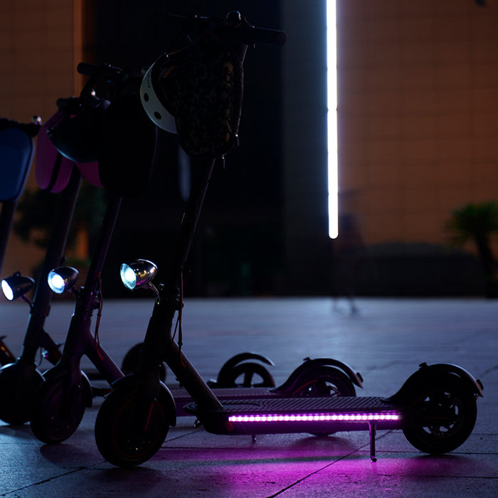 Linterna de tira LED, lámpara de barra RGB, Scooter Eléctrico, monopatín, luz de seguridad nocturna, Lámpara decorativa