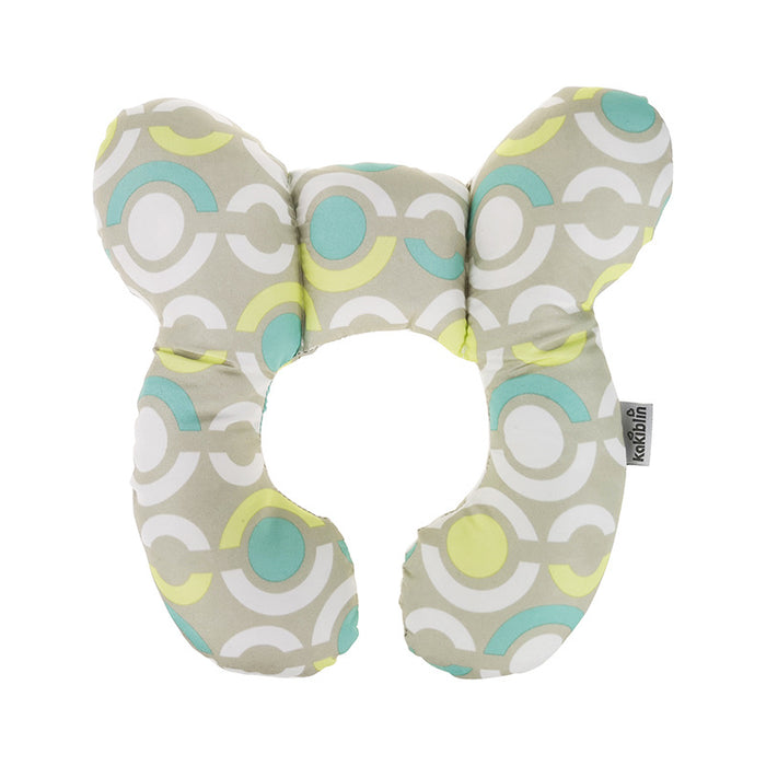 Almohada infantil Cama de bebé Asiento de seguridad en forma de U Protector de cuello Almohada de cochecito estereotipada fija