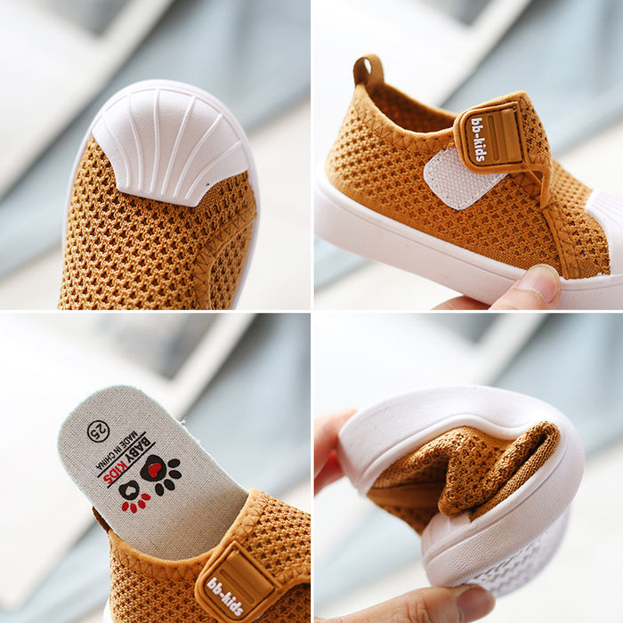 Zapatos informales para niñas y niños, zapatillas cómodas antideslizantes de fondo suave, primavera 2021