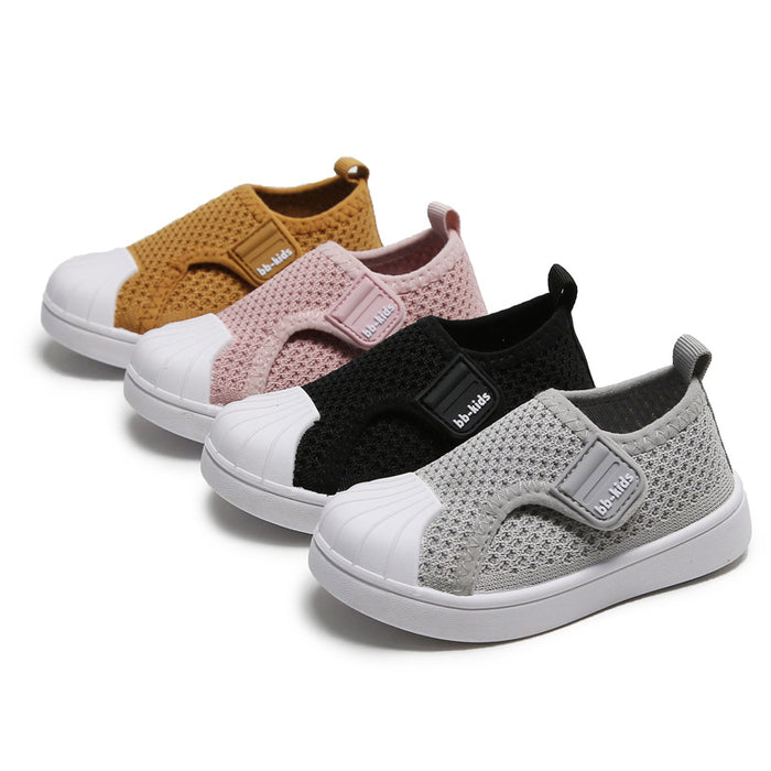 Zapatos informales para niñas y niños, zapatillas cómodas antideslizantes de fondo suave, primavera 2021
