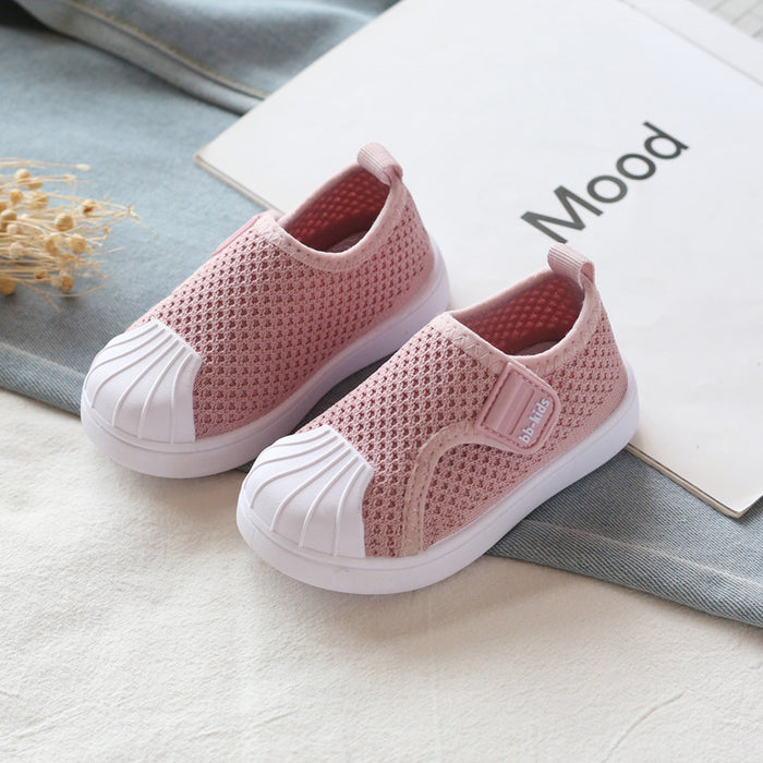 Zapatos informales para niñas y niños, zapatillas cómodas antideslizantes de fondo suave, primavera 2021