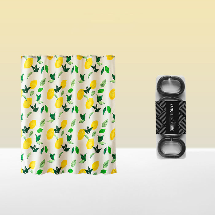 Tenda divisoria ispessita per doccia e toilette magnetica antimuffa senza punzonatura