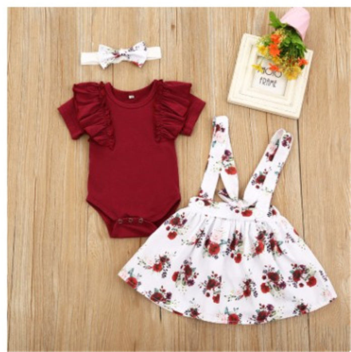 Ropa niña Bebé Niñas Niños Falda Mameluco Ropa