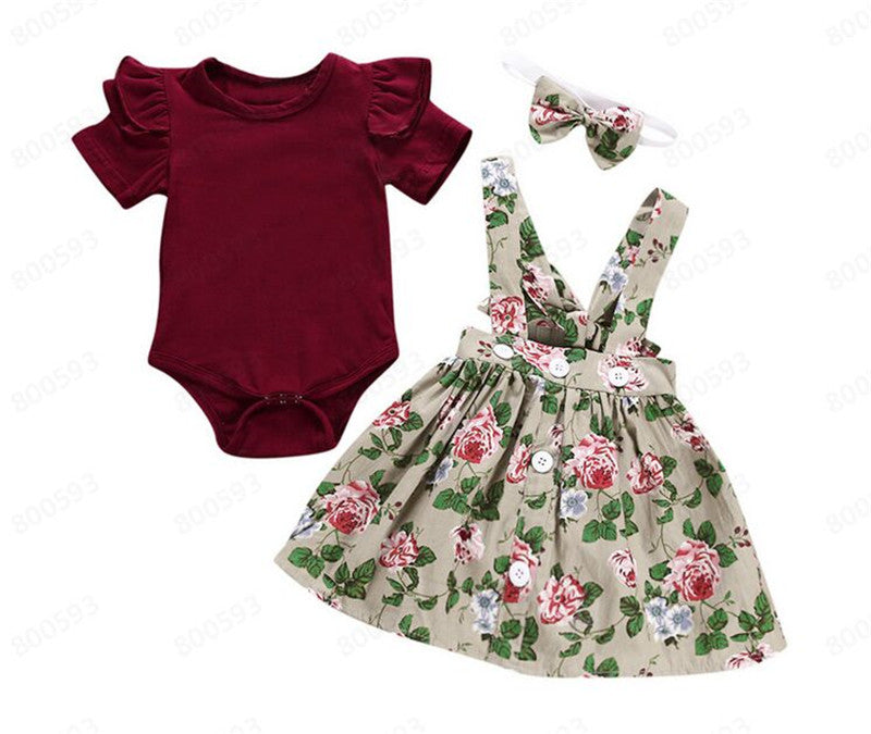 Ropa niña Bebé Niñas Niños Falda Mameluco Ropa