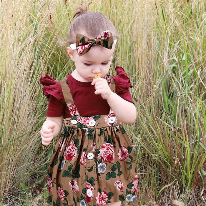 Ropa niña Bebé Niñas Niños Falda Mameluco Ropa