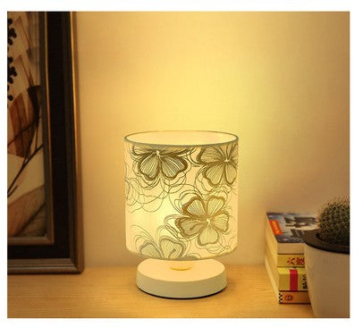 Lampada da tavolo in legno Lampada da tavolo USB Illuminazione decorativa a led