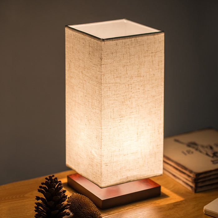 Lampada da tavolo in legno Lampada da tavolo USB Illuminazione decorativa a led