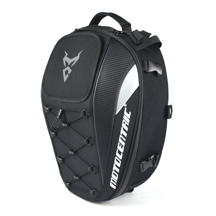 Mochila de viaje multifuncional para motocicleta, bolso para casco de hombro