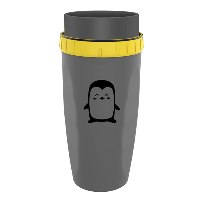 Keine Abdeckung, Twist Cup, tragbarer Reisebecher, doppelte Isolierung