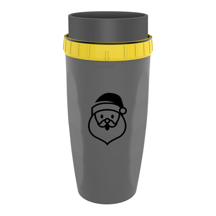 Keine Abdeckung, Twist Cup, tragbarer Reisebecher, doppelte Isolierung