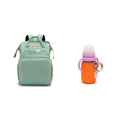 Versión de carga USB Mochila para cama de mamá plegable de gran capacidad multifunción