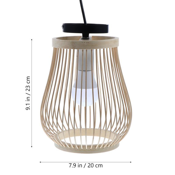 Lámpara de bambú Personalidad Estilo japonés Zen Bamboo Art Lantern
