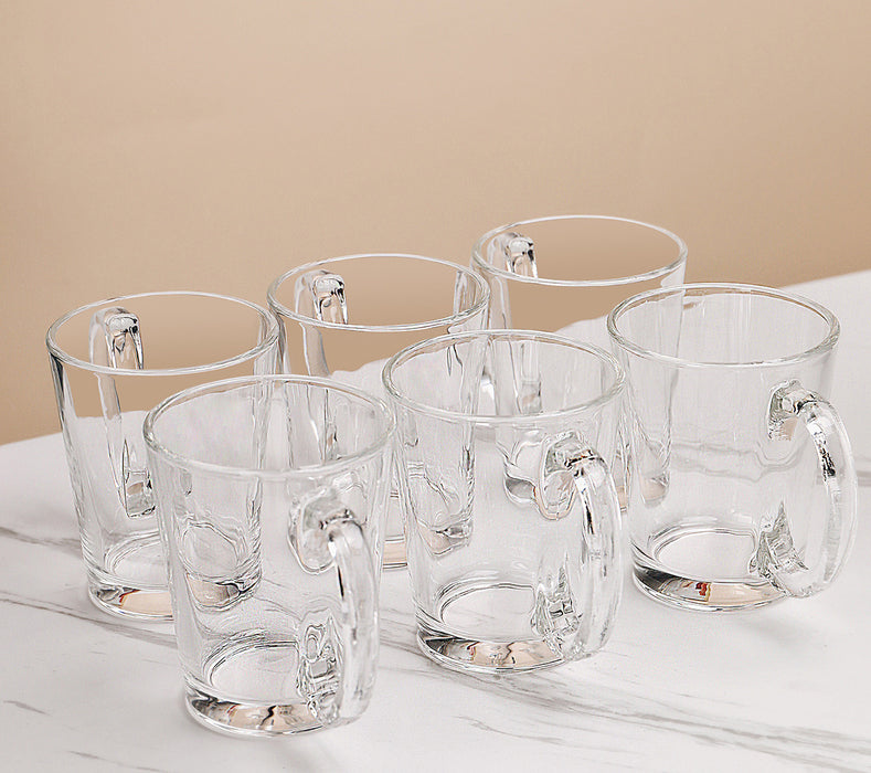 Taza de cristal marrón con luz de lujo para mujer, tetera de té resistente al calor para verano, juego para el hogar y la sala de estar
