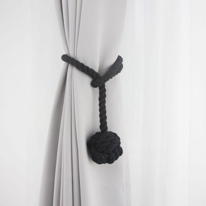 Correas de cortina de estilo europeo simples, cortinas multicolores, borlas, correas de cuerda de algodón