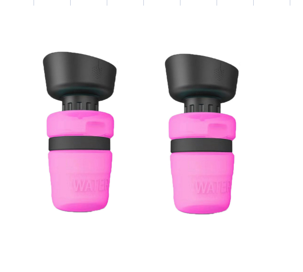 Haustier Outdoor faltbare Flasche Hund Reise Wasserflasche Hund Wasserspender