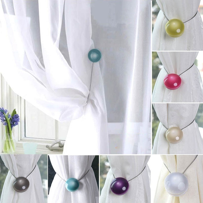 Accessori per tende Gancio per cinturino in acciaio inossidabile con fibbia rotonda decorativa