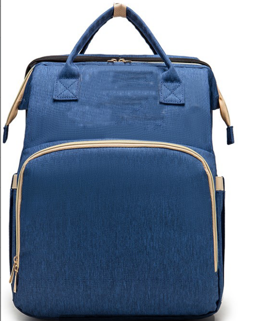 Versión de carga USB Mochila para cama de mamá plegable de gran capacidad multifunción