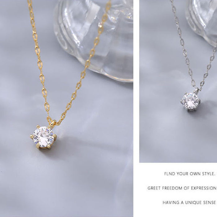 Collier pendentif en cuivre à la mode pour femmes