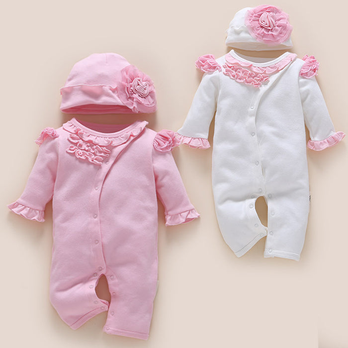 Bebé de un año viste mono mameluco de ropa de bebé recién nacido