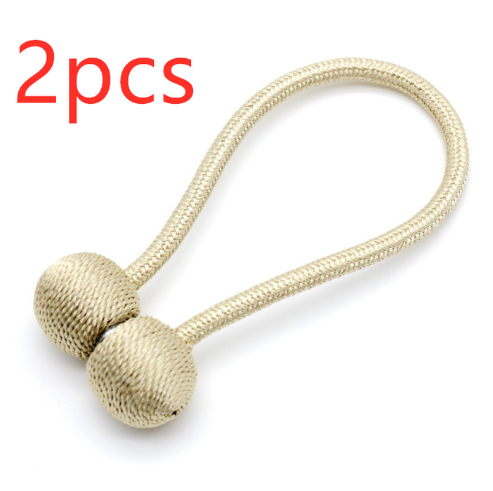 Imanes enganchados para dormitorio, correas de almacenamiento de encaje sin perforaciones, cortinas con hebillas magnéticas, clips fijos