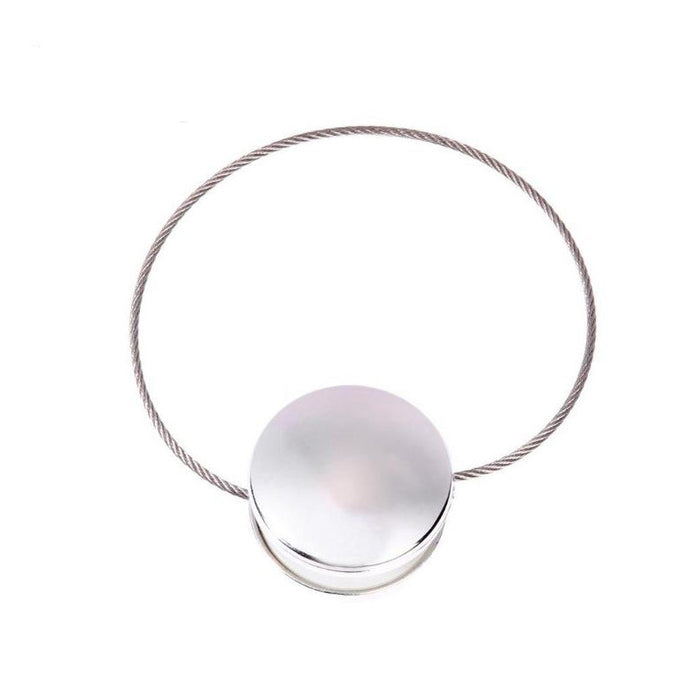 Accessori per tende Gancio per cinturino in acciaio inossidabile con fibbia rotonda decorativa