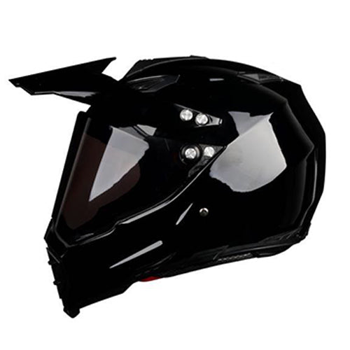 Hermoso casco todoterreno para motocicleta de cobertura completa