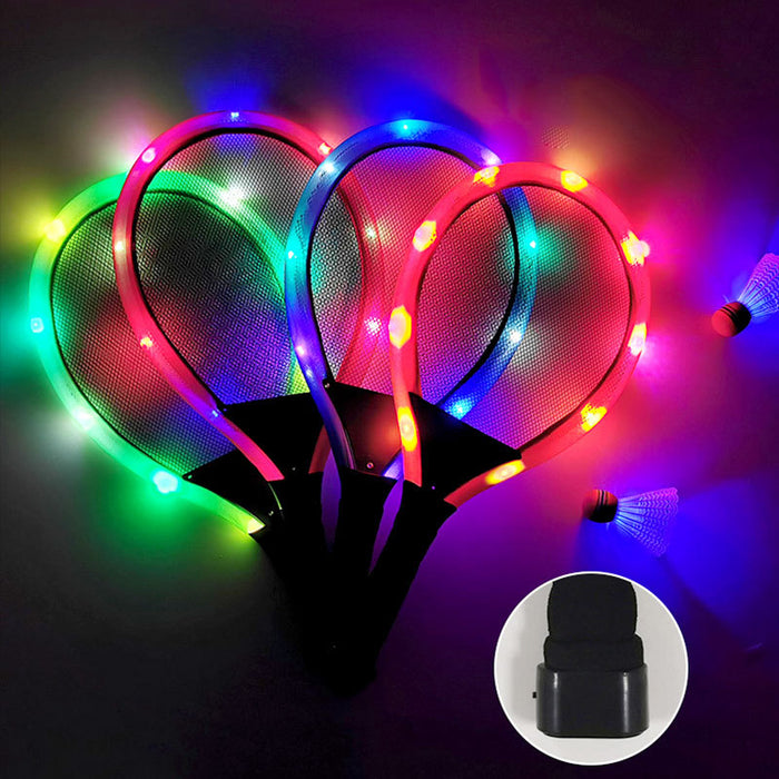 raqueta de bádminton LED