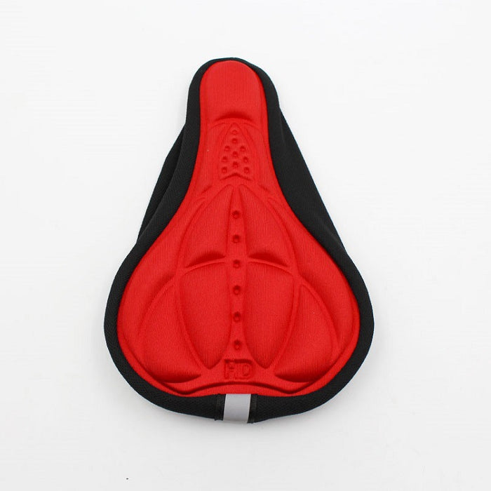 Funda de asiento transpirable 3D de color estera transpirable en relieve para bicicleta