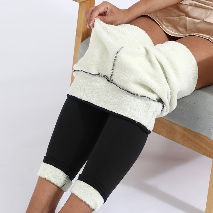 Oversized Cashmere Tight Thermal Pants Autumn And Winter Cashmere Leggings For Women