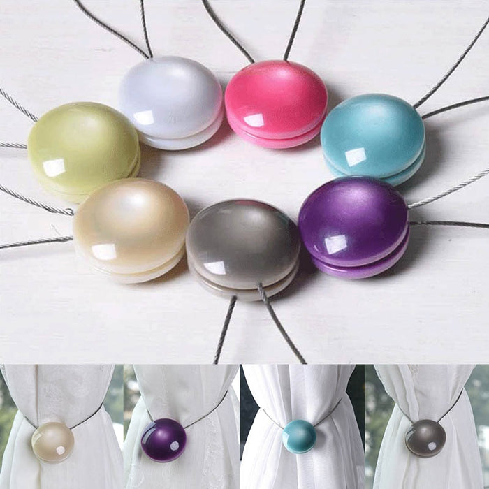 Accessori per tende Gancio per cinturino in acciaio inossidabile con fibbia rotonda decorativa