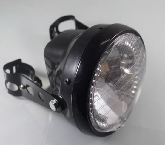 Clignotant de phare de moto, clignotant avec support, phare pour Cafe Racer