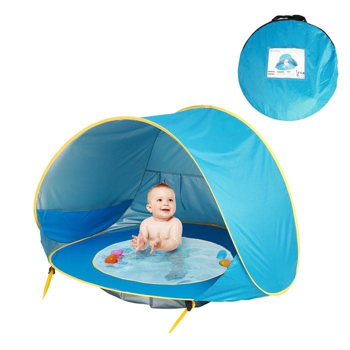 Tenda da spiaggia per bambini Tenda da campeggio per bambini Facile da piegare Tenda da sole impermeabile con protezione UV
