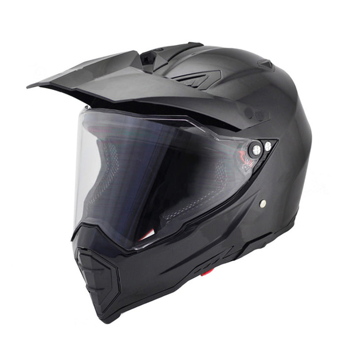 Hermoso casco todoterreno para motocicleta de cobertura completa