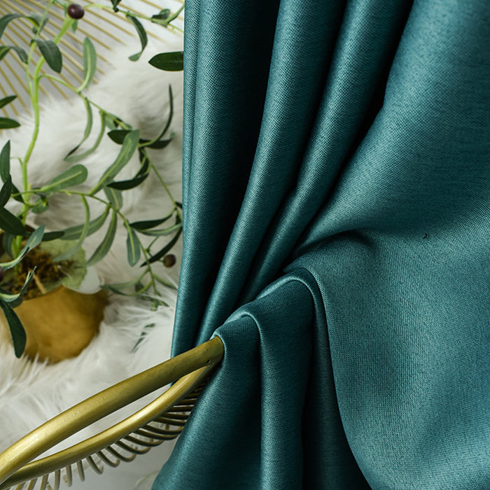 Cortina jacquard espessante de linho dupla face com alto sombreamento