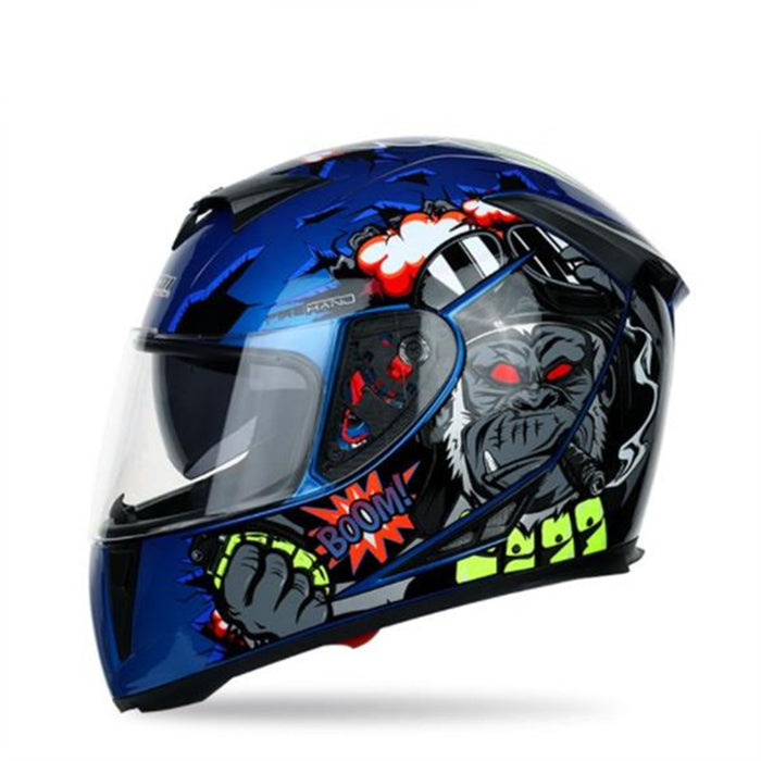 Moto Jetco de invierno con dos lentes y cubierta completa