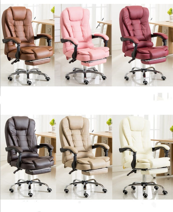 Silla de oficina reclinable elevador silla giratoria ergonómica silla de ordenador para el hogar silla Simple