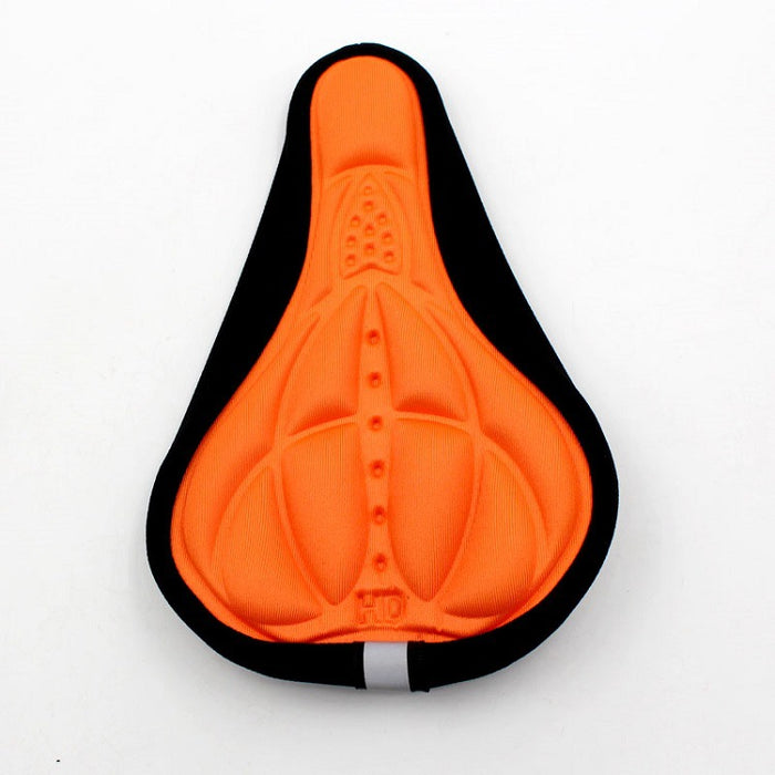 Funda de asiento transpirable 3D de color estera transpirable en relieve para bicicleta