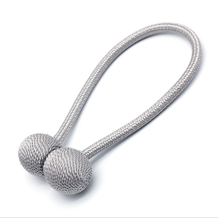 Imanes enganchados para dormitorio, correas de almacenamiento de encaje sin perforaciones, cortinas con hebillas magnéticas, clips fijos