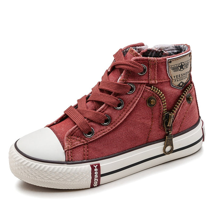 Children Casual Shoes Boys Girls Sport Shoes Breathable Denim Sneakers Kids Canvas Shoes Baby Boots