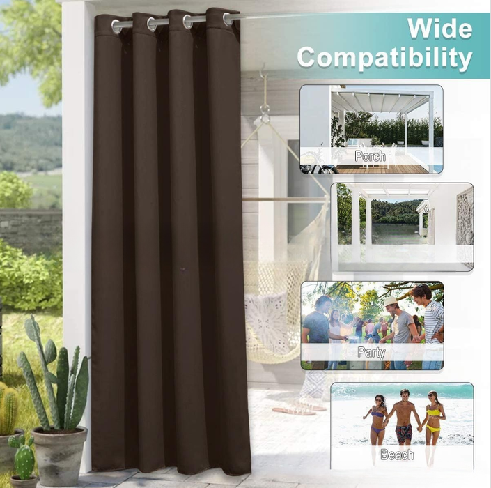 Color sólido al aire libre impermeable y protección solar protección UV cortina de sombreado de seda negra de alta precisión