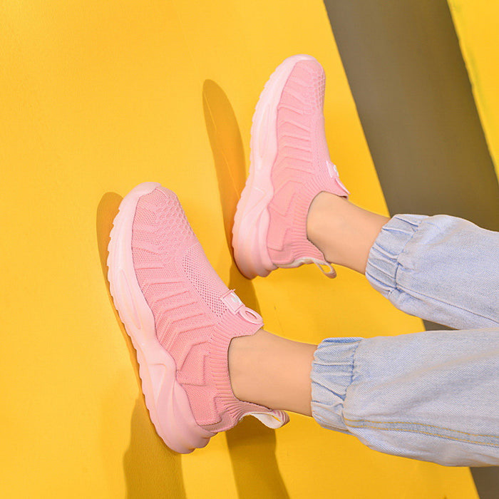 Mocasines para niños Otoño Malla Casual Zapatillas gruesas Zapatos para niños