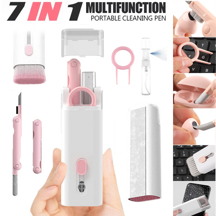 Multifunktionales Bluetooth-Headset-Reinigungsstift-Set, Tastaturreiniger, Reinigungswerkzeuge