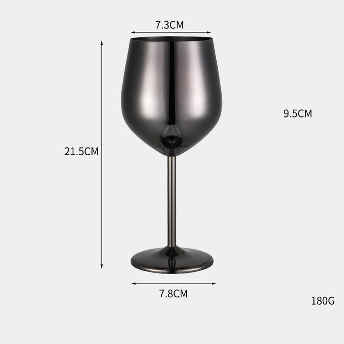 Gobelet en métal pour vin rouge en acier inoxydable 304