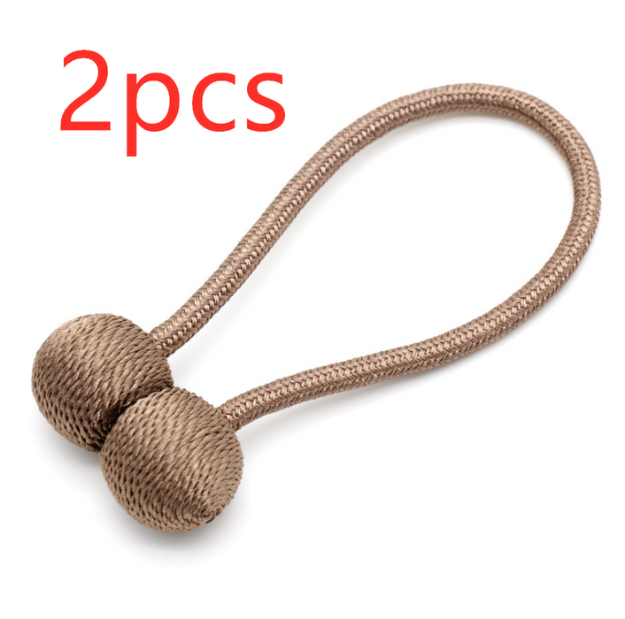 Imanes enganchados para dormitorio, correas de almacenamiento de encaje sin perforaciones, cortinas con hebillas magnéticas, clips fijos